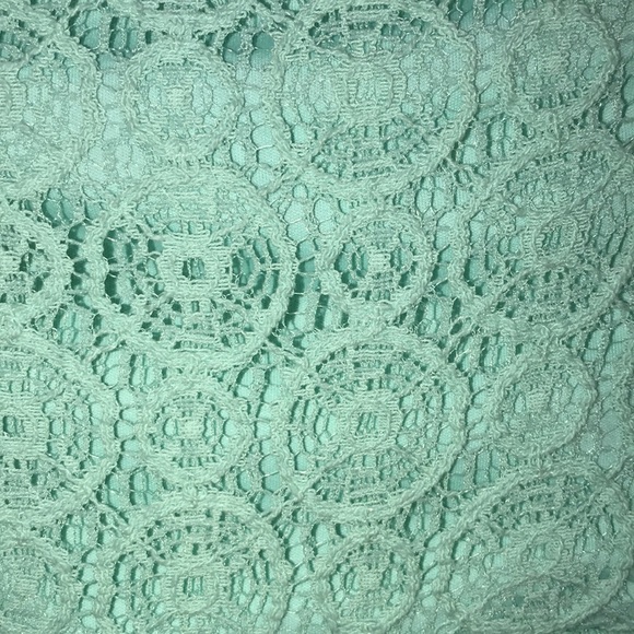 NWOT Mint Strapless/Open Back Lace/Crochet Maxi L - Picture 8 of 13